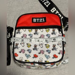BT21 Red and White Crossbody Bag